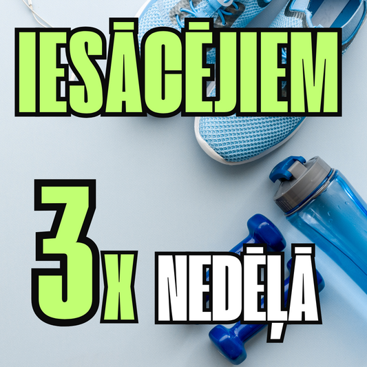 Iesācējiem: 3 treniņi nedēļā – spēkam un izturībai